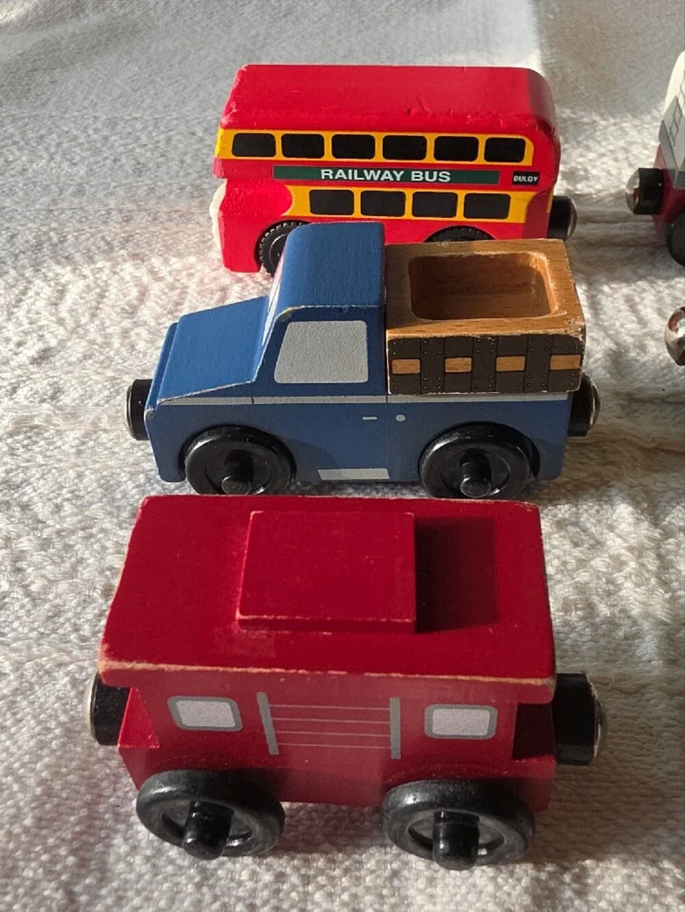 Vintage Thomas & Friends Multicolor Wooden Train and Vehicles Set